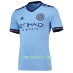 Camisolas de Futebol New York City Equipamento Principal 2018/19 Manga Curta